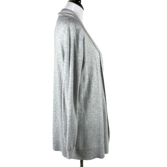 Marine Layer Elle Cashmere Blend Open Front Cardigan Women's Size Small Gray - Picture 4 of 10